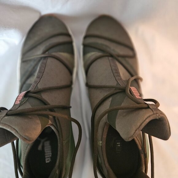 Army Green Puma Fierce VR Ropes Women Training Sneakers  Size 9.5 Women - Picture 4 of 6